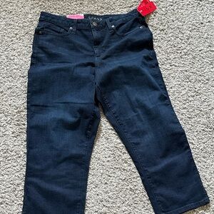 Spanx Women's Dark Blue Slim X Casual Capri Size 30